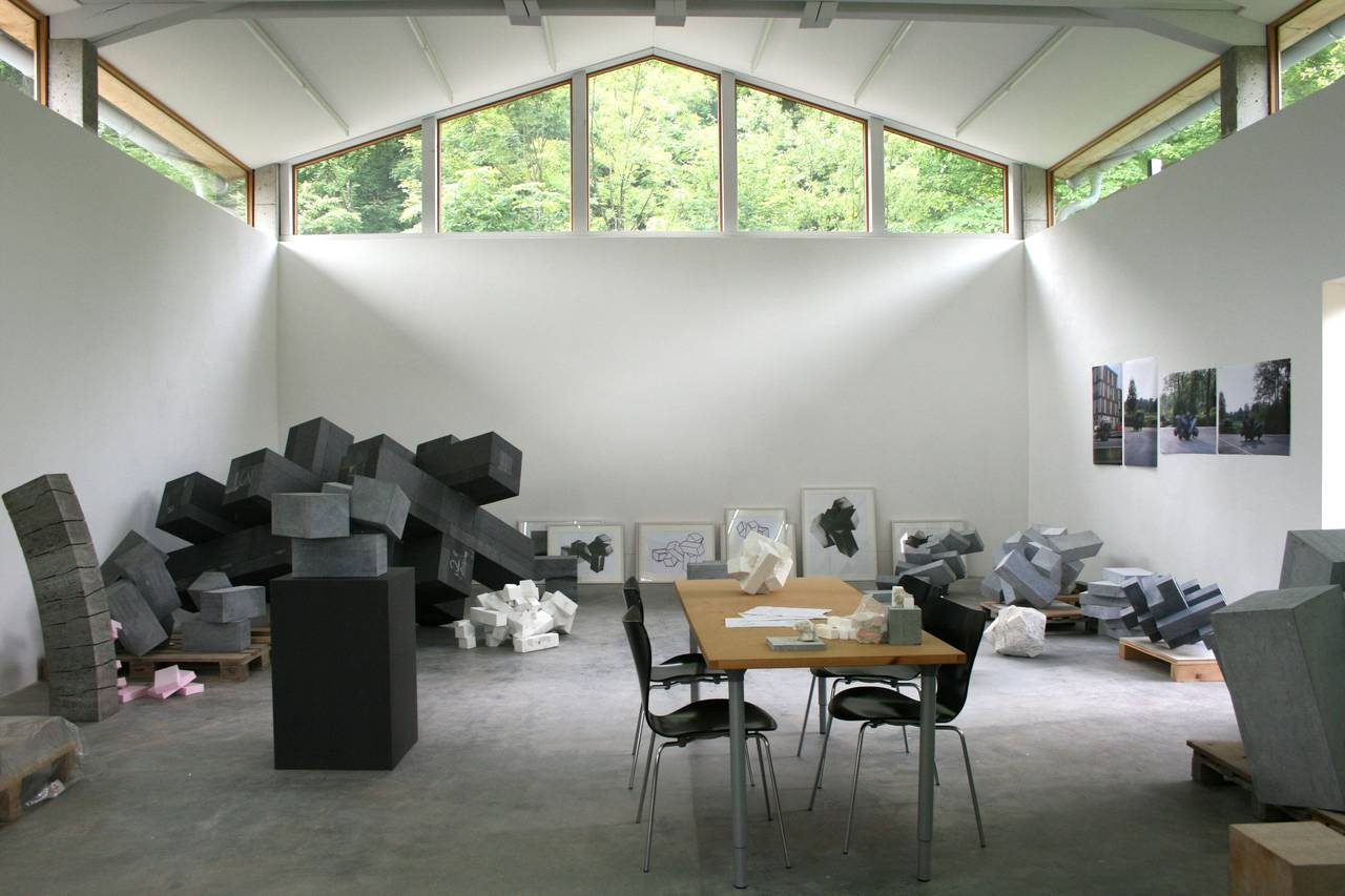 Blick ins Atelier Toni Stegmayer, Foto © Stegmayer Blick ins Atelier Toni Stegmayer, Foto © Stegmayer